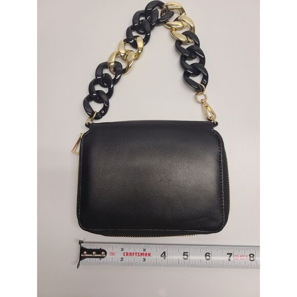 Zip Clutch no boundries annika Wristlet Wallet Purse Convertible Black - Picture 5 of 6